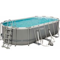 Pool Power Steel Oval 549x274x122cm, 13430L, cadru metalic