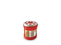 Candela plastic classic 7X6.8cm 15ore, rosie