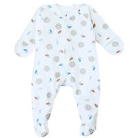 Детская одежда Minikin 231540156 Комбинезон MIX 56см Белый c узором