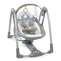 Детское кресло-качалка Bright Starts 11023 Ingenuity Swing n Go Portable Swing - Bella Teddy