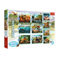Головоломка Trefl 90390 Puzzles - 10in1 - Meet all the dinosaurs