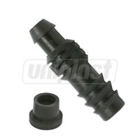 Conector PE / tub de picurare D. 16 (cu garnitura (T))  UNITAPE