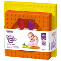 Посуда для кормления U-Grow 101004B Set de Veselă pentru Copii Placematix