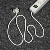 купить Удлинитель Eco-Line, 6-контактный (удлинитель с повышенной защитой от прикосновения, переключатель и кабель длиной 3 м) в Кишинёве 