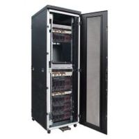 19" 42U AB series Double Open Rack, AB6642, 600x600x2100 Black color