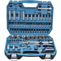 Набор ручных инструментов Hoegert Set de capete tubulare si accesorii 1/2,1/4 144 buc HT1R440