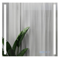 Зеркало для ванной Bayro Sigma 800x800 LED touch c подогревом, часами и термометром