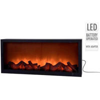 Декор Promstore 39694 Декоративный светодиодный камин 57X25X10см 220В