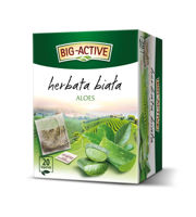 Ceai alb Big Active with Aloe Vera, 20 plicuri