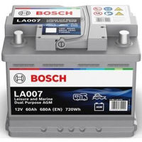 Автомобильный аккумулятор Bosch 60AH 680A(EN) клемы 0 (242x175x190) S6 005 AGM (Prof DP) (0092LA0070)