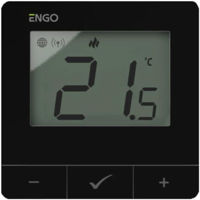 Термостат ENGO Controls E25-230B prin internet ZigBee/Wireless, black