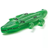 Jucărie gonflabilă Intex 58562 Pluta-saltea gonflabilă Crocodil gigant, 198x109x25 cm, 3+