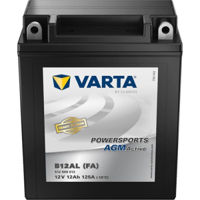 Автомобильный аккумулятор Varta 12V 12AH 125A(EN) клемы 0 (136x82x161) YB12AL-A2 AGM (512909013I312)
