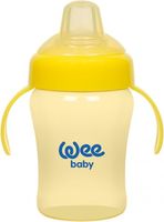 Cana Wee baby cu adaptor din silicon 240 ml (6+ luni)