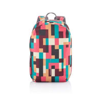 Backpack Bobby Soft Art, anti-theft, P705.867 for Laptop 15.6" & City Bags, Geometric Green