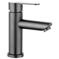 Смеситель для умывальника Frap F 10801- 9 (lavoar) Inox Grafite