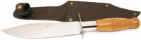 Нож MAM 70 Light Hunting Knife With Wood Handle And Leather Case
