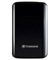 1.0TB (USB3.0) 2.5" Transcend "StoreJet 25D3", Glossy Black, Shock-Resistant