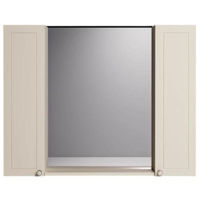 Oglindă baie miscellaneous TULUZA 100 Bej Dr./St cu 2 dulapuri baie