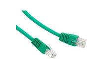 1 m, Patch Cord  Green, PP12-1M/G, Cat.5E, Cablexpert, molded strain relief 50u" plugs