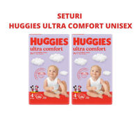 Набор Подгузники Huggies Ultra Comfort Mega 4, унисекс (8-14 кг), 66 шт