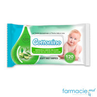 Cottonino servetele umede copii N120 (ceai verde, castravete)