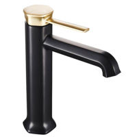 Смеситель для умывальника Mat|eco Coventry черный-хром