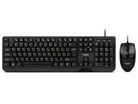 Keyboard & Mouse SVEN KB-S330C, Fullsize layout, Splash proof, Fn key, Black, USB