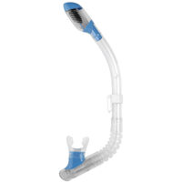 Аксессуар для плавания Cressi-Sub Tub inot MINIDRY SNORKEL sil.clear/tube blue (ES258820)