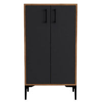 Полка для обуви Trendy Prag, Nuc, Antracit 60x111x35cm