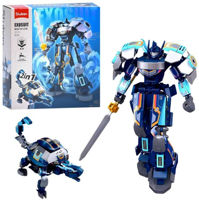 Set de construcție Sluban B1278 Robot Țestoasa neagră 2în1 (251 elem.)