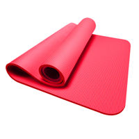 NBR YOGA MAT - 1,5cm red