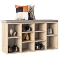 Raft pentru încălțăminte Mobildor-Lux Aspect (105x30x48H cm) Sonoma