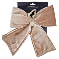 Decor de Crăciun și Anul Nou Promstore 54265 Fundita decorativa 29x32cm, bej, poliester