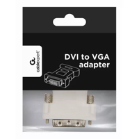 Adapter DVI M to VGA F, Cablexpert "A-DVI-VGA", DVI-A 24-pin male to VGA 15-pin HD female, White