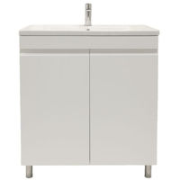 Dulap pentru lavoar Bayro Studio Duo под умыв. Argo 800 белый мат