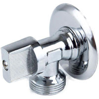 Запорная арматура Profactor Хромированный угловой клапан PF 1/2"x1/2"