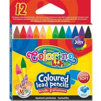 Восковые мелки 12 шт. Colorino