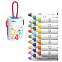 Набор для творчества Mideer MD4255 Set de creioane de ceară, 24 culori