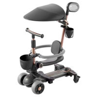 Самокат Richi 80262 Trotineta neagra pentru copii (8026)