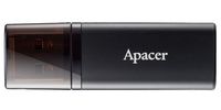 64GB USB3.1 Flash Drive  Apacer "AH25B",  Black, Matte Metal, Classic Cap (AP64GAH25BB-1)