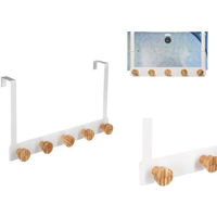 Cuier pentru haine 5five 50182 навесная на 5 крючов 33x20cm бел