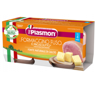 Plasmon Творожно-сливочное пюре с прошутто (4+ мес) 2 х 80 г