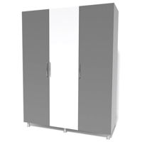 Шкаф Smartex N8 180cm Белый/Графит