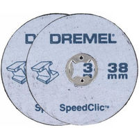 Набор головок, бит, насадок Dremel SC406 Disc cut speedclic set 2buc 2615S406JC