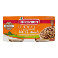 Piure Plasmon din linte si morcovi (8+ luni) 2 x 80 g