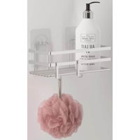 Полка для ванной Teknotel ST181al Raft dreptunghiular 11x25x9.5cm, metal alb