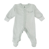 Детская одежда Minikin 25160574 Комбинезон Ажурный Листик Р-Р74, Серый Светлый, Унисекс