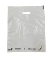Punga BIO cu maner decupat 27cm*37cm 30 buc