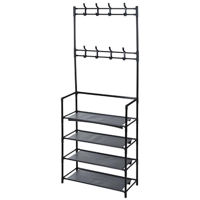 Вешалка для одежды Promstore 48453 Cuier cu 4 rafturi 155x60x26cm Storage metal
